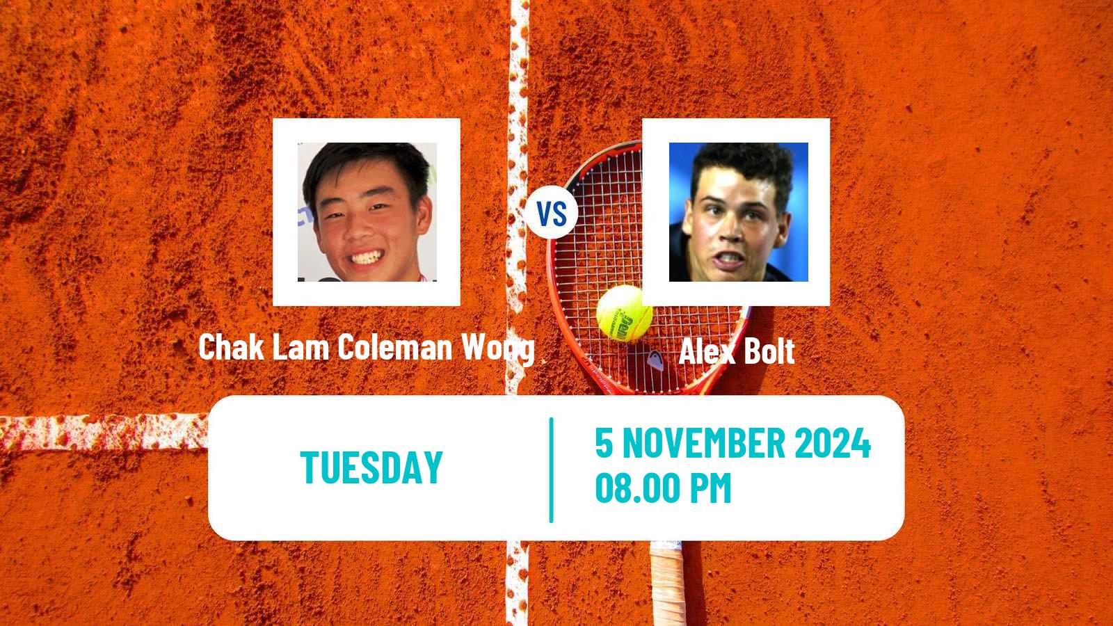 Tennis Matsuyama Challenger Men Chak Lam Coleman Wong - Alex Bolt