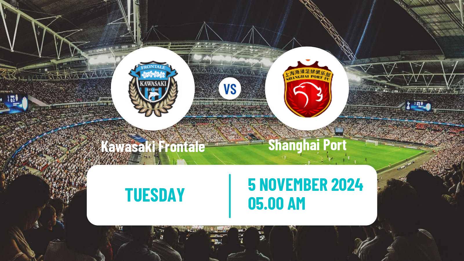 Soccer AFC Champions League Kawasaki Frontale - Shanghai Port