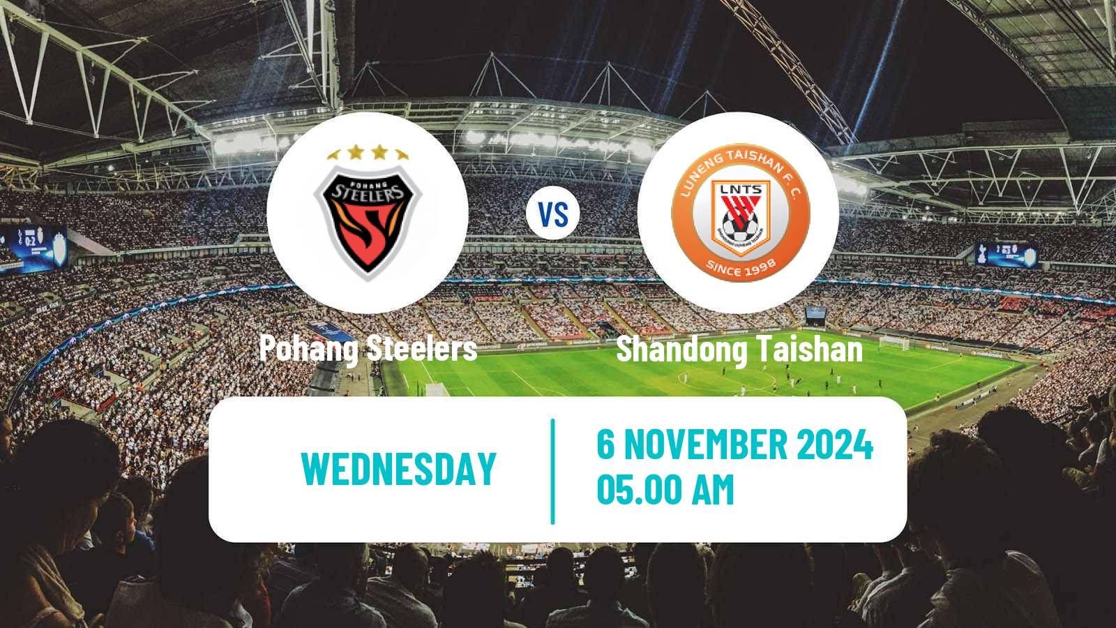 Soccer AFC Champions League Pohang Steelers - Shandong Taishan