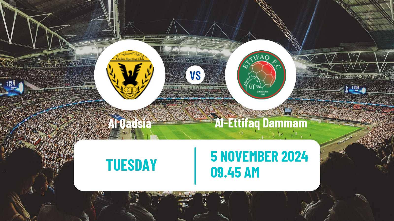 Soccer Gulf Club Champions League Al Qadsia - Al-Ettifaq Dammam