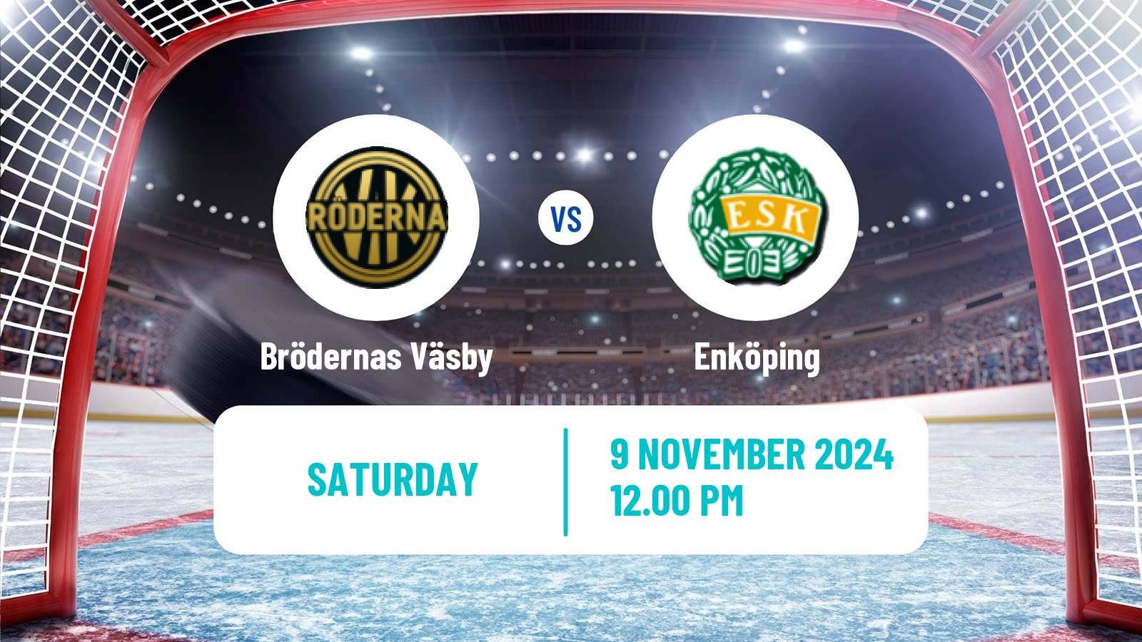 Hockey Swedish HockeyEttan Ostra Brödernas Väsby - Enköping