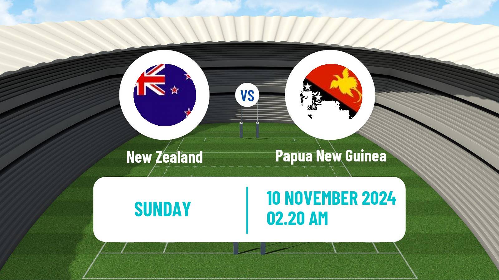 Rugby league  Pacific Championships Rugby League New Zealand - Papua New Guinea