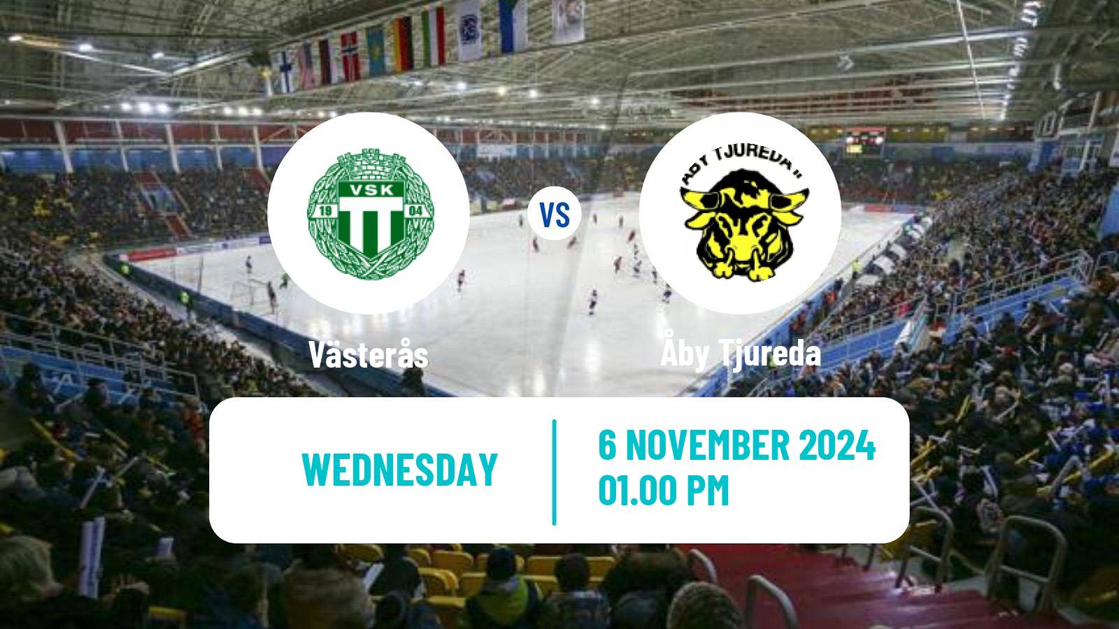 Bandy Swedish Elitserien Bandy Västerås - Åby Tjureda