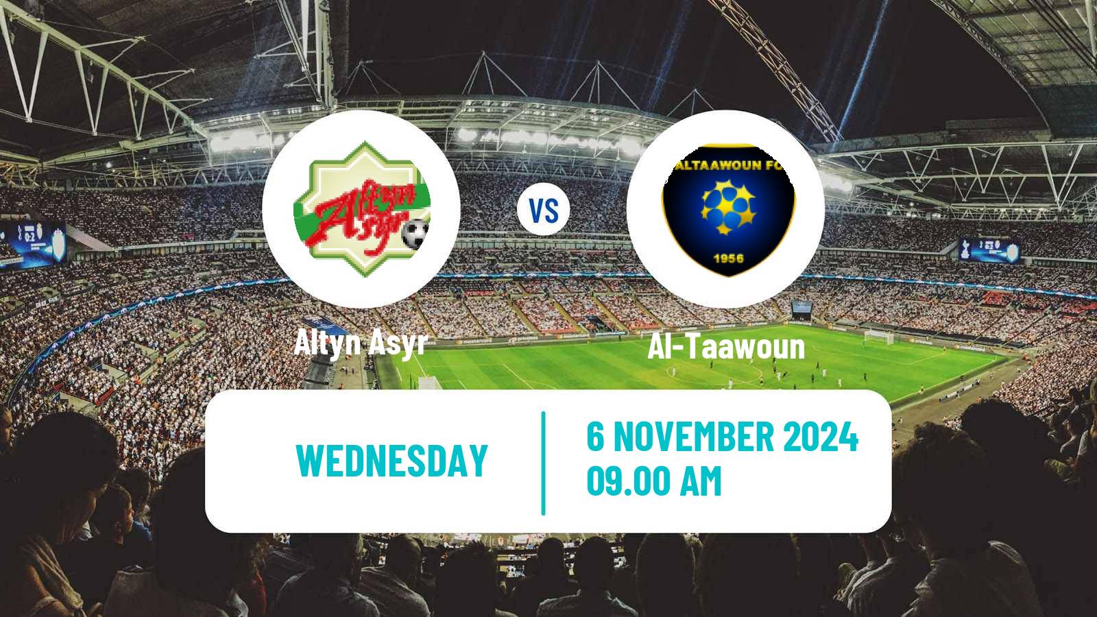 Soccer AFC Champions League 2 Altyn Asyr - Al-Taawoun