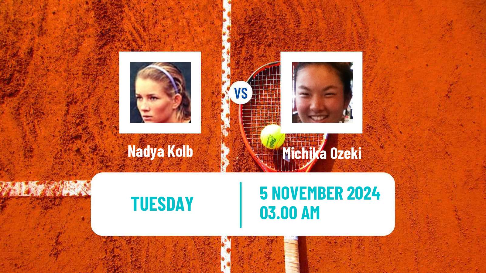 Tennis ITF W35 Solarino 3 Women 2024 Nadya Kolb - Michika Ozeki