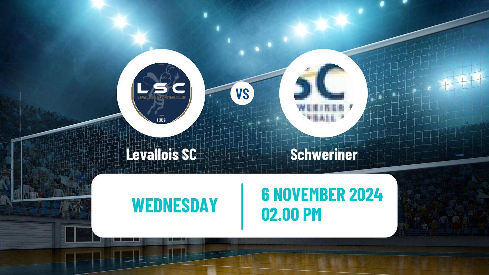 Volleyball CEV Champions League Women Levallois - Schweriner