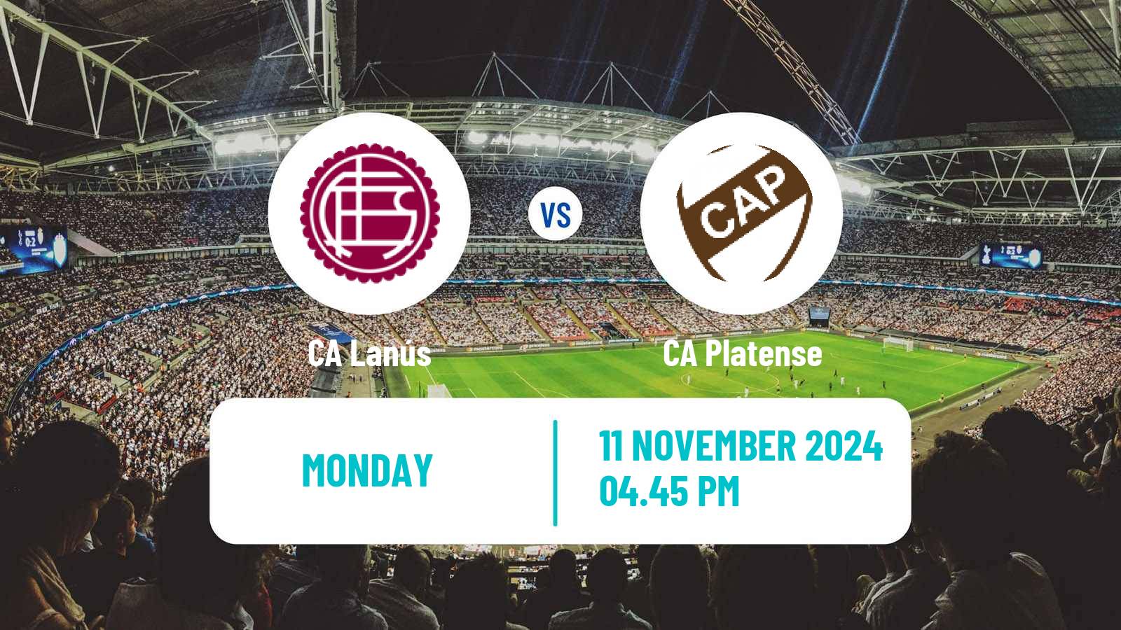 Soccer Argentinian Liga Profesional Lanús - Platense