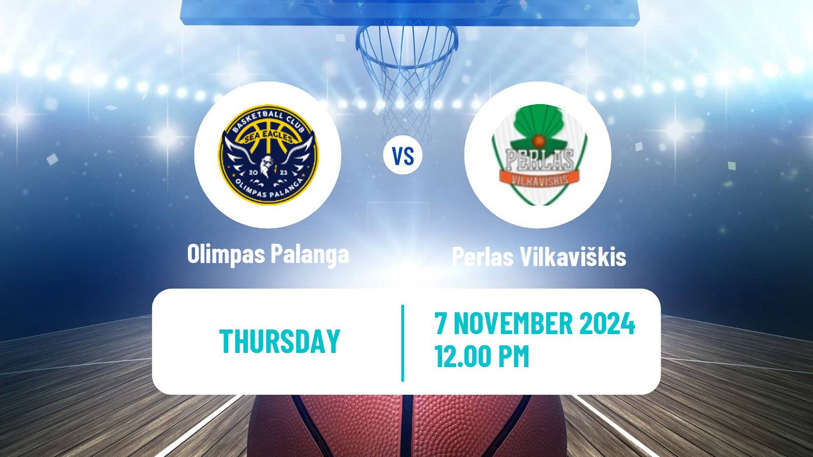 Basketball Lietuvos NKL Olimpas Palanga - Perlas Vilkaviškis