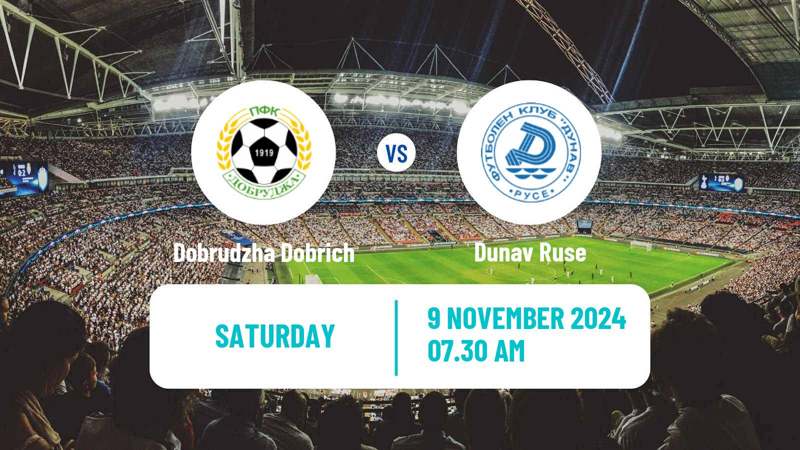 Soccer Bulgarian Vtora Liga Dobrudzha Dobrich - Dunav Ruse