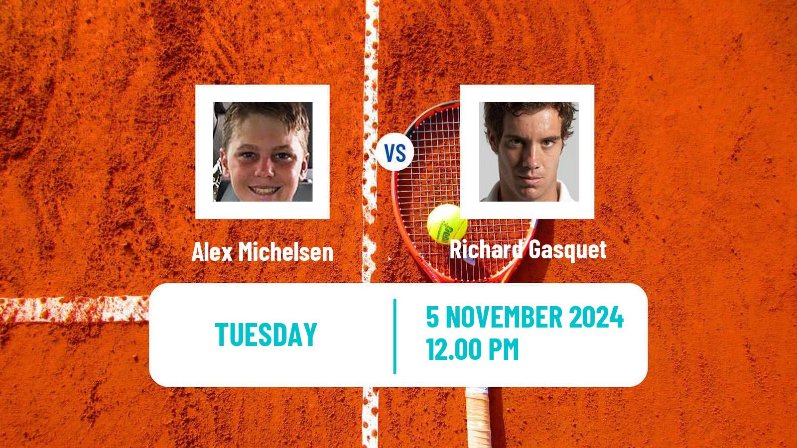 Tennis ATP Metz Alex Michelsen - Richard Gasquet