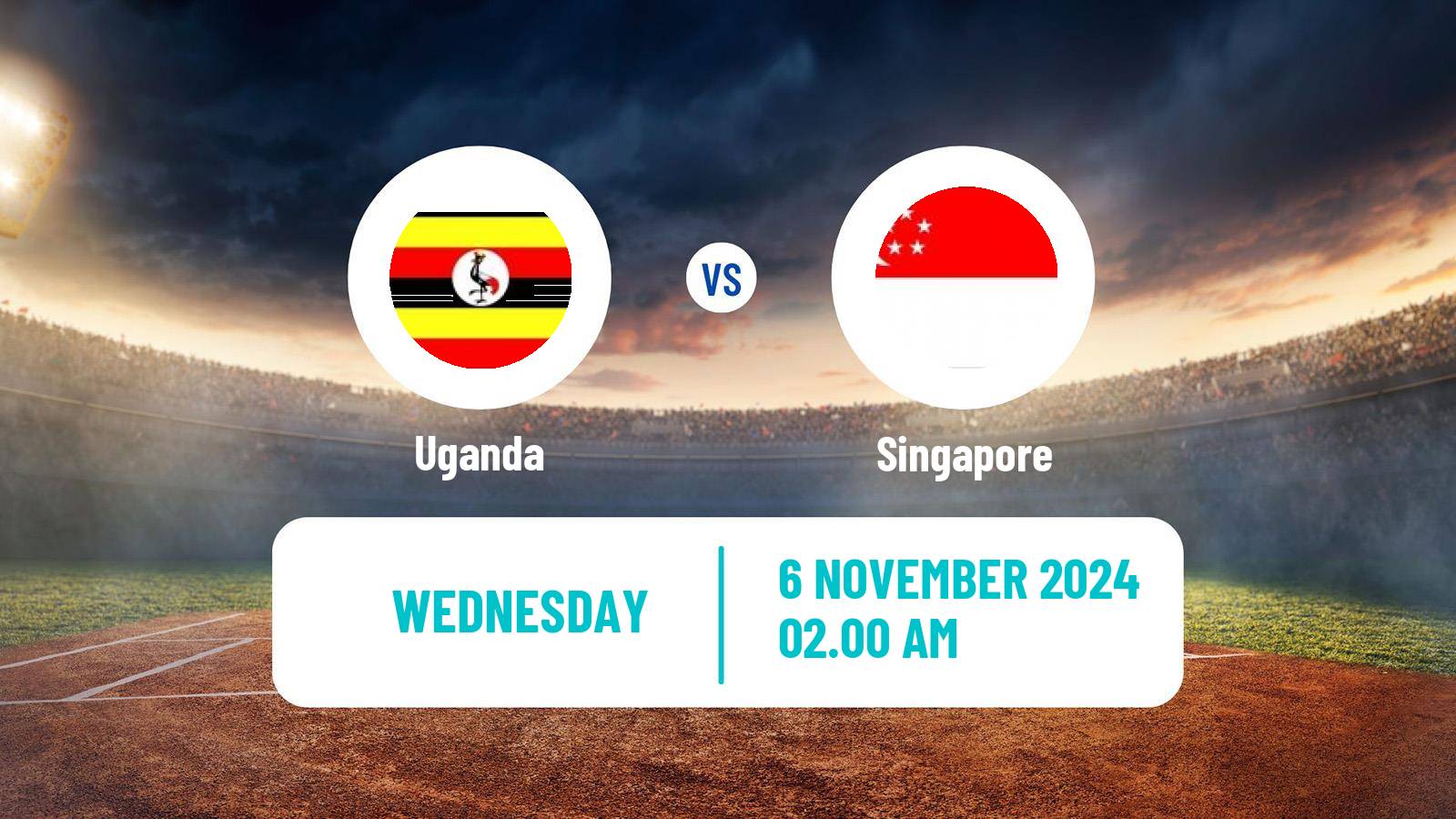 Cricket CWC Challenge League Cricket Uganda - Singapore