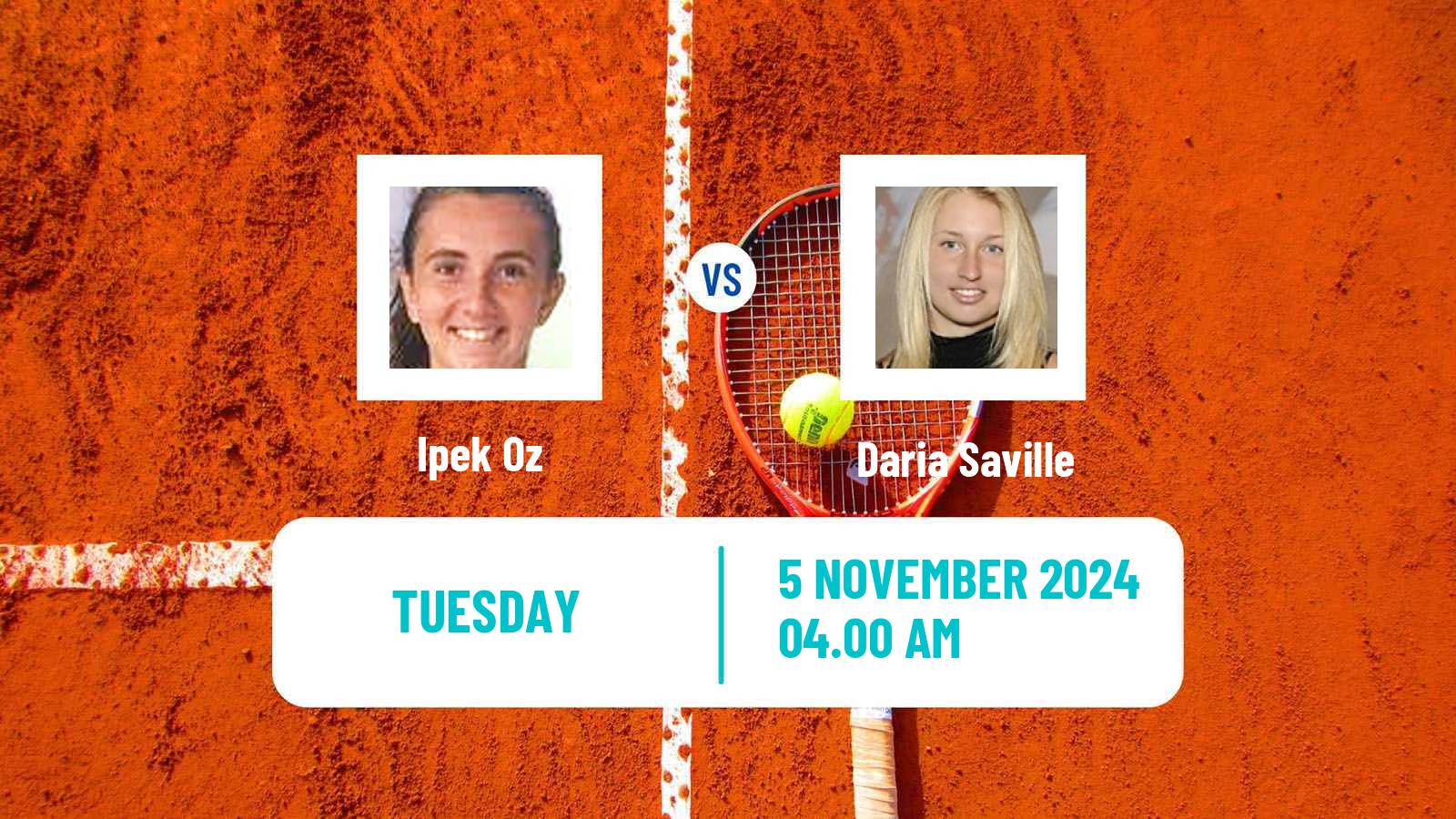 Tennis ITF W75 Petange Women Ipek Oz - Daria Saville