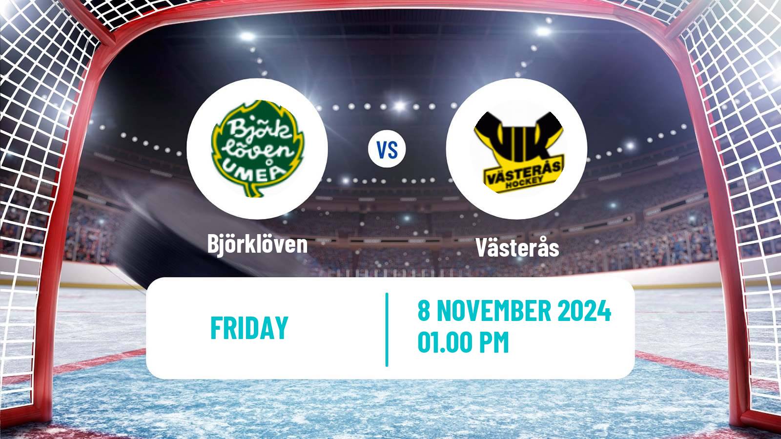 Hockey Swedish Hockey Allsvenskan Björklöven - Västerås