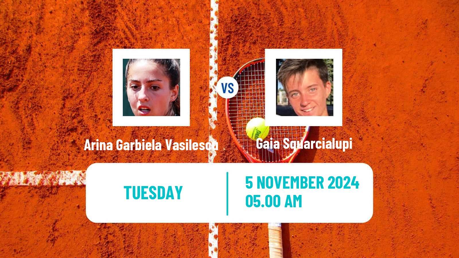 Tennis ITF W15 Heraklion 6 Women Arina Garbiela Vasilescu - Gaia Squarcialupi