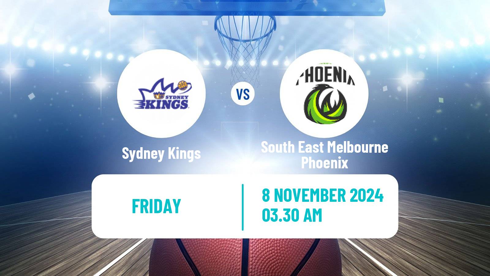 Basketball Australian NBL Sydney Kings - South East Melbourne Phoenix