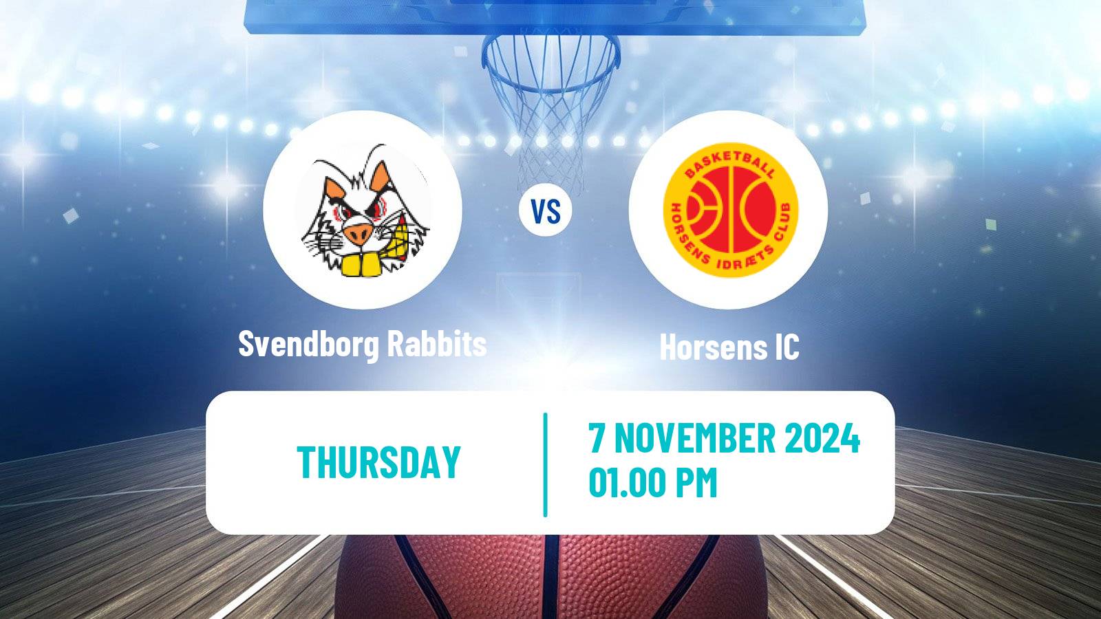 Basketball Danish Basketligaen Svendborg Rabbits - Horsens