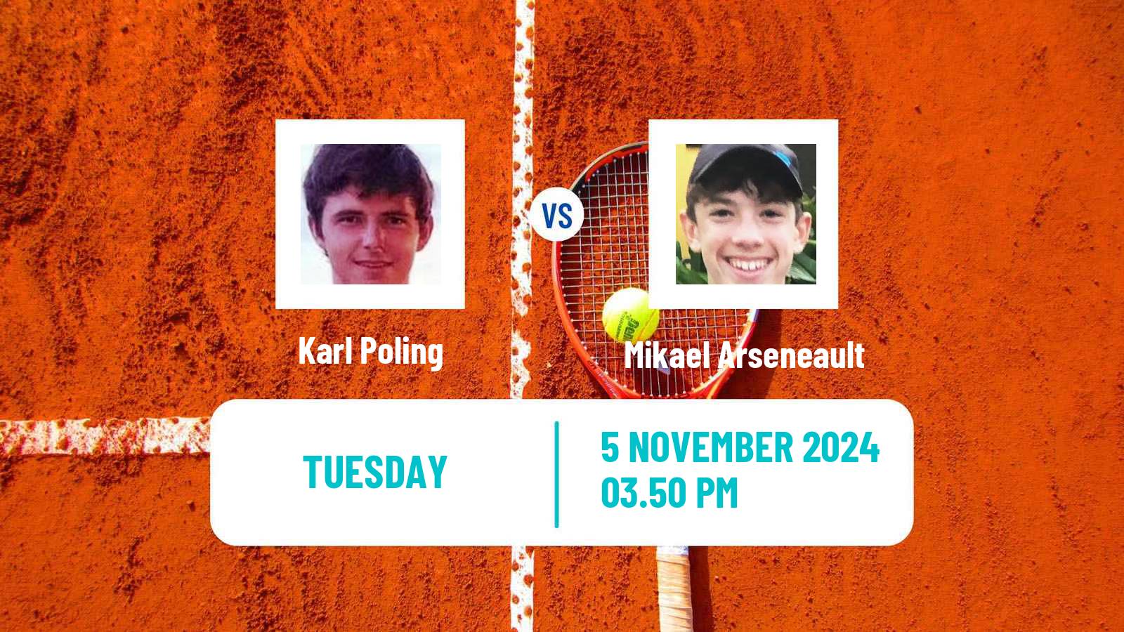 Tennis ITF M25 Saint Augustin De Desmaures Men Karl Poling - Mikael Arseneault