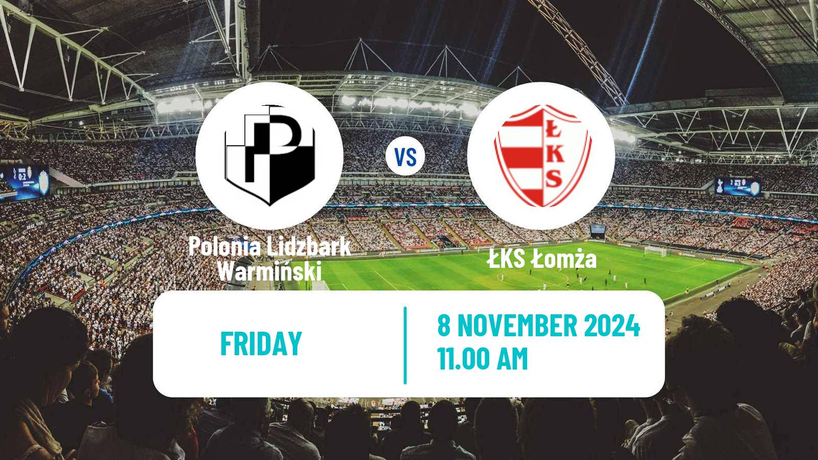 Soccer Polish Division 3 - Group I Polonia Lidzbark Warmiński - ŁKS Łomża