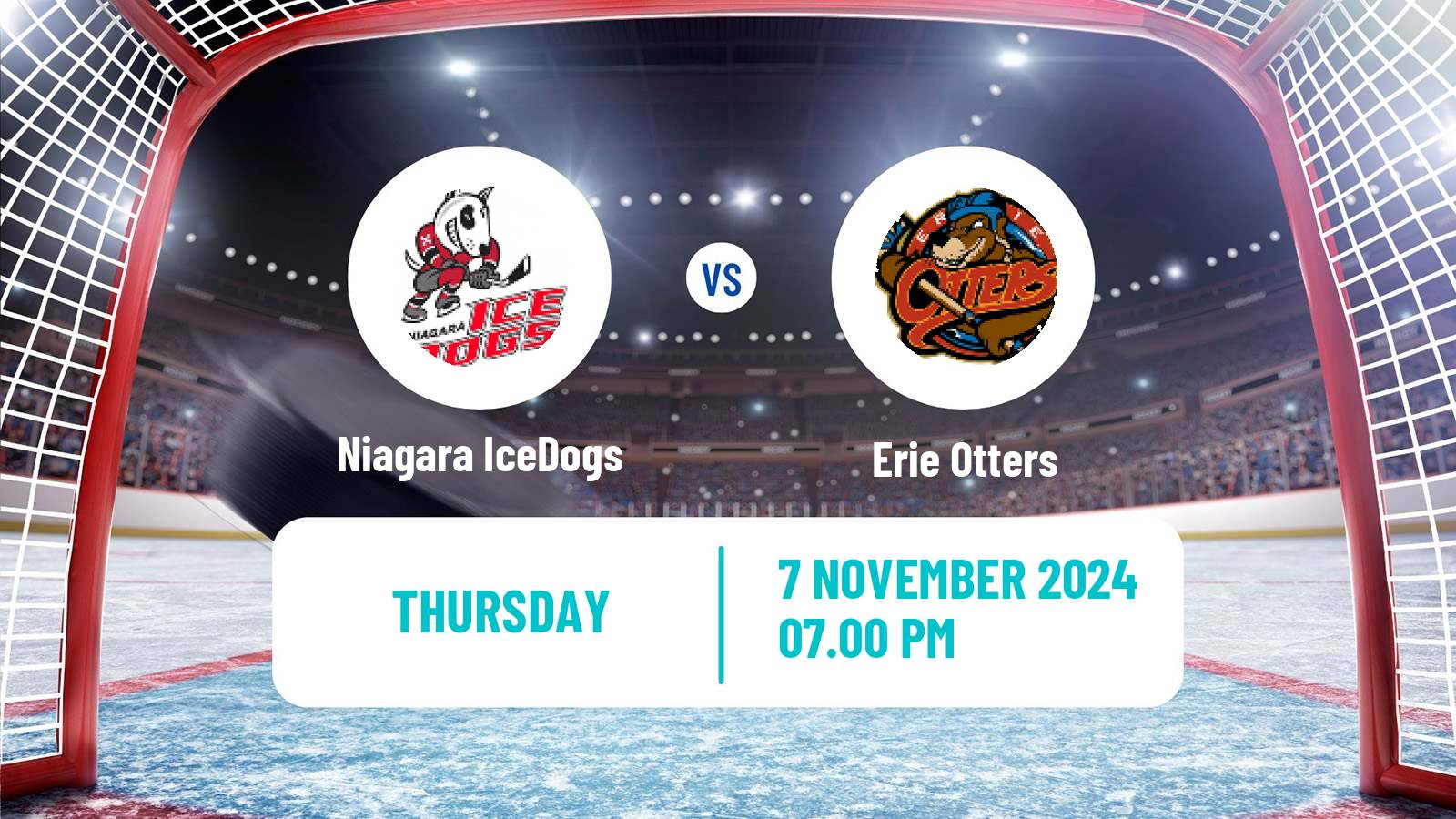 Hockey OHL Niagara IceDogs - Erie Otters