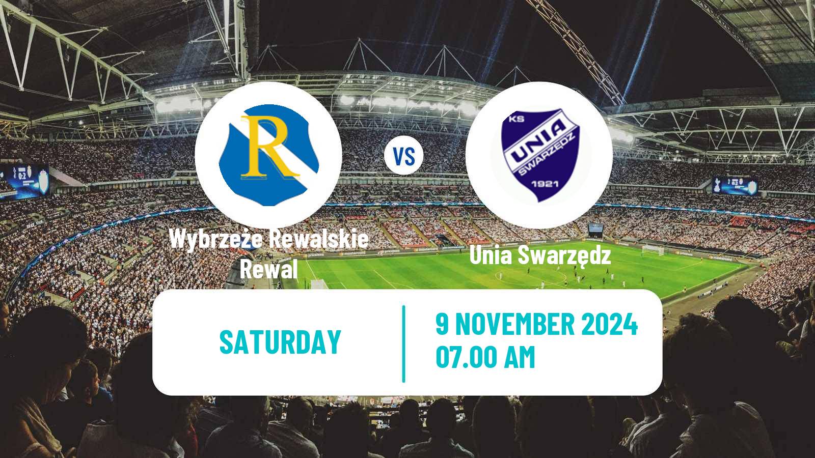 Soccer Polish Division 3 - Group II Wybrzeże Rewalskie Rewal - Unia Swarzędz