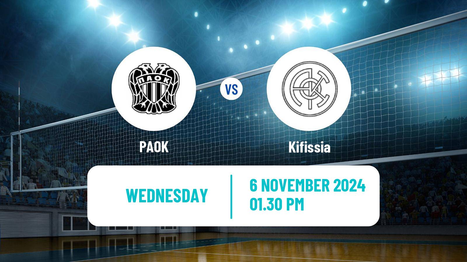 Volleyball Greek League Cup Volleyball PAOK - Kifissia