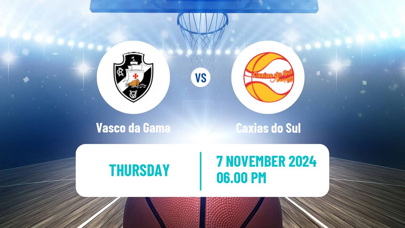 Basketball Brazilian NBB Vasco da Gama - Caxias do Sul