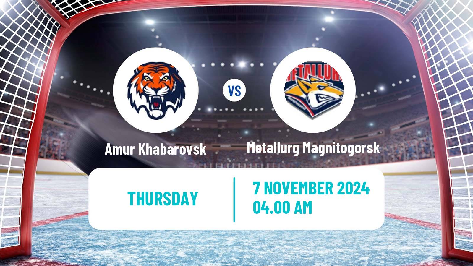 Hockey KHL Amur Khabarovsk - Metallurg Magnitogorsk