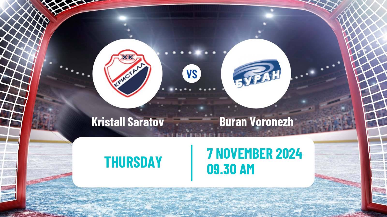 Hockey VHL Kristall Saratov - Buran Voronezh