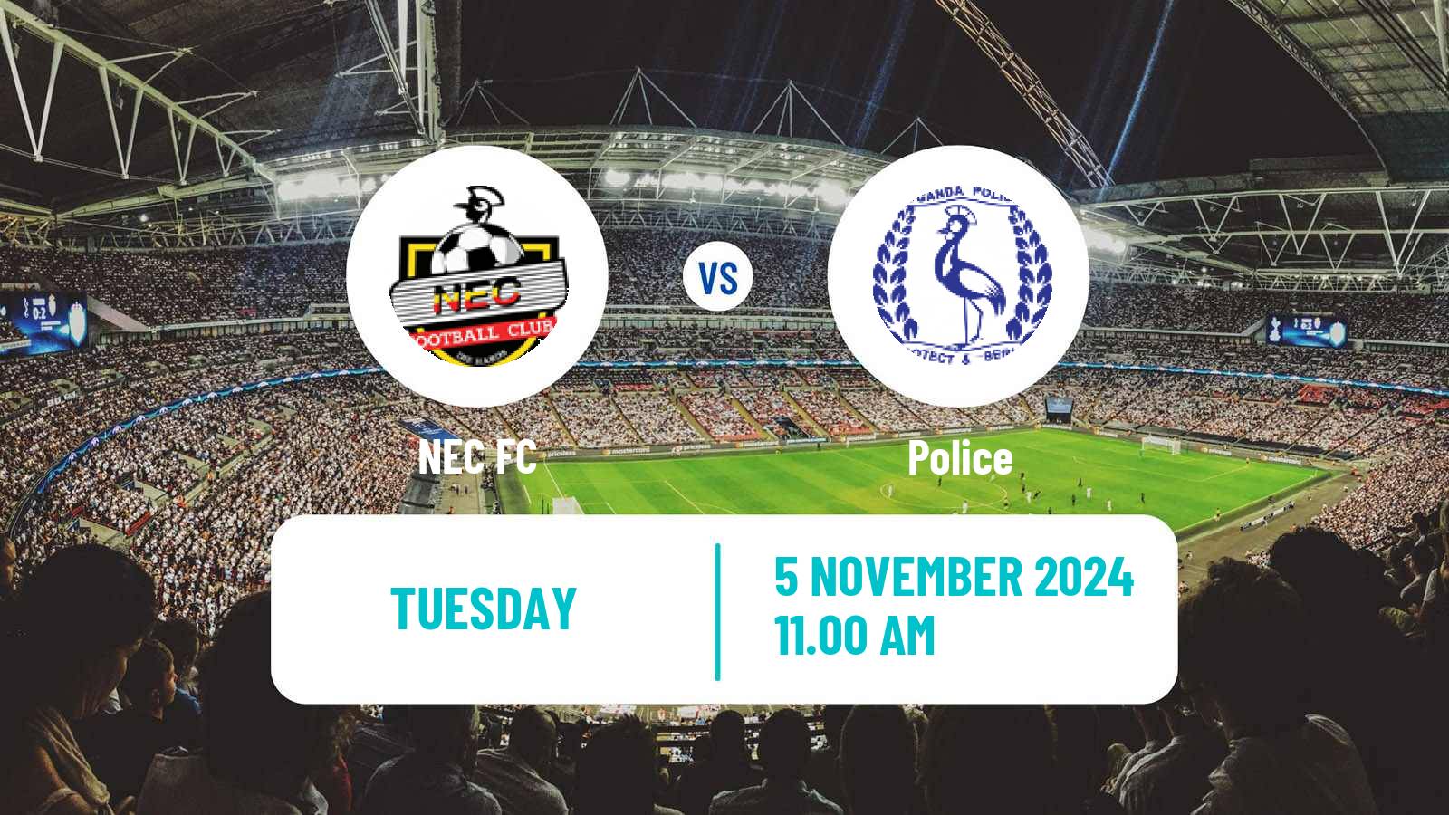 Soccer Ugandan Super League NEC FC - Police