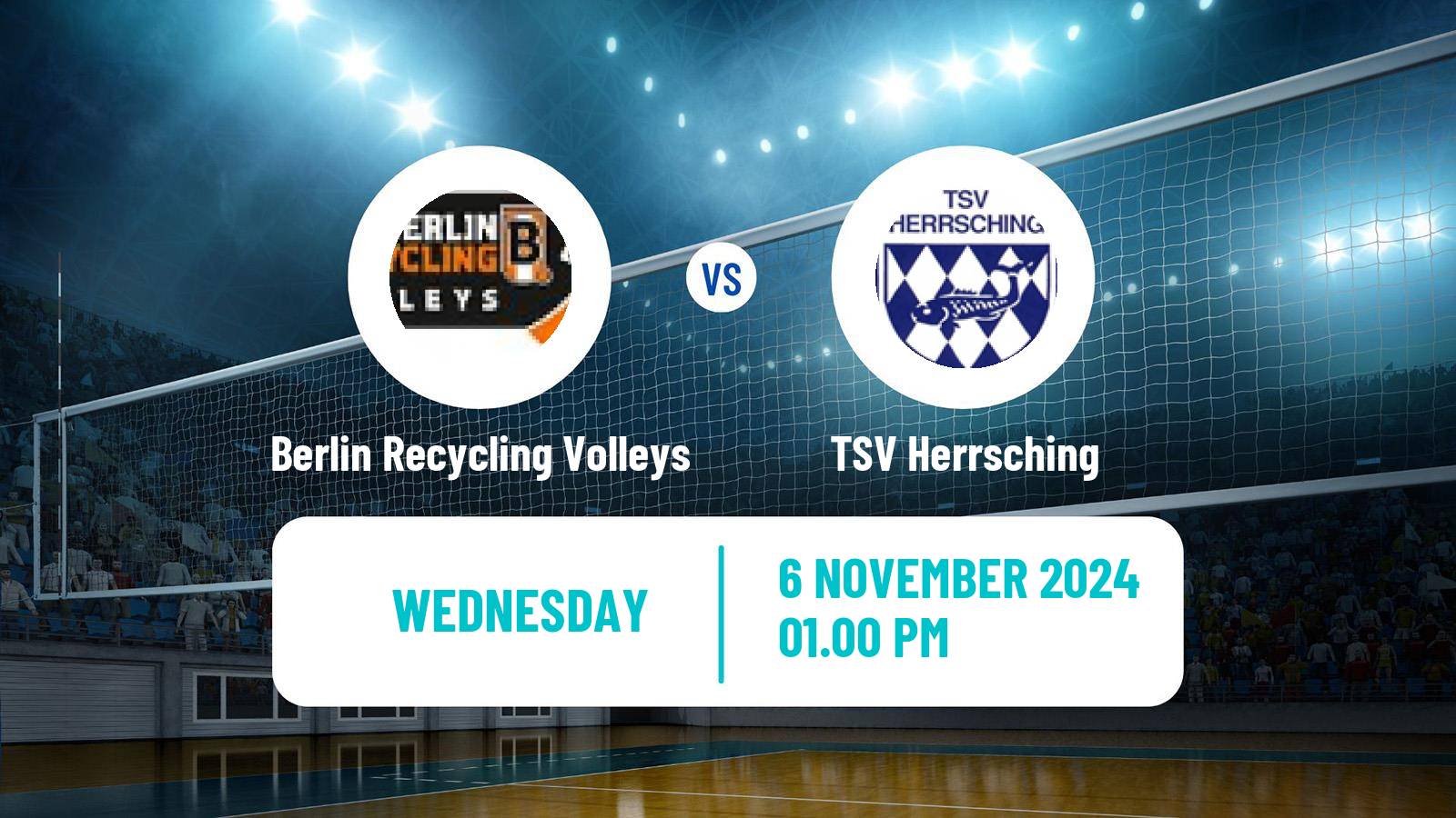 Volleyball German DVV Cup Berlin Recycling Volleys - TSV Herrsching