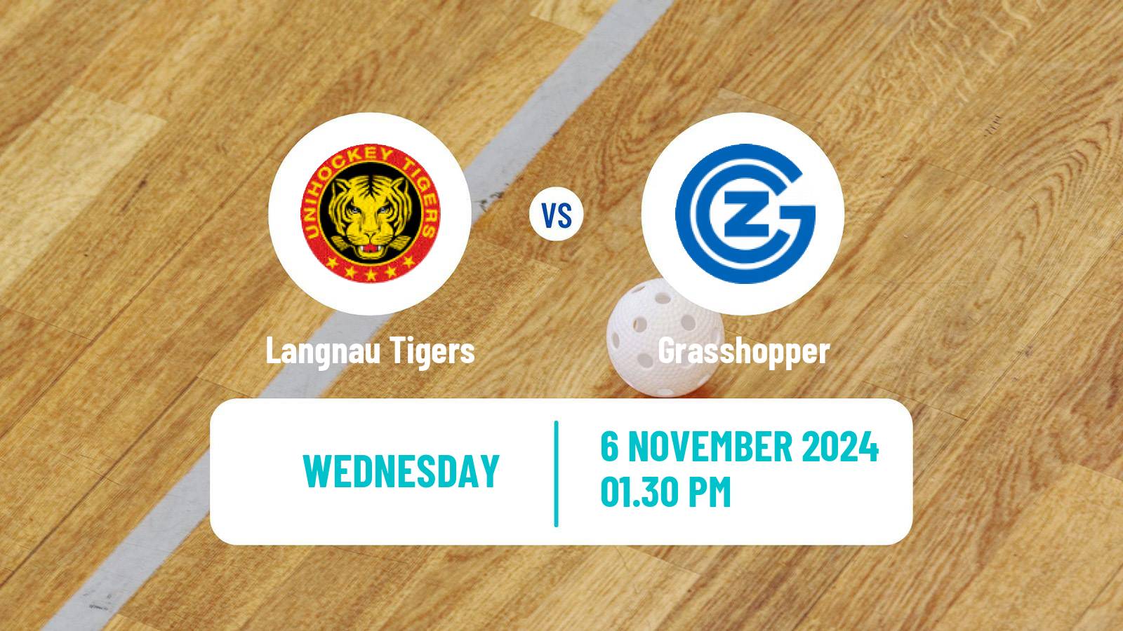 Floorball Swiss NLA Floorball Langnau Tigers - Grasshopper