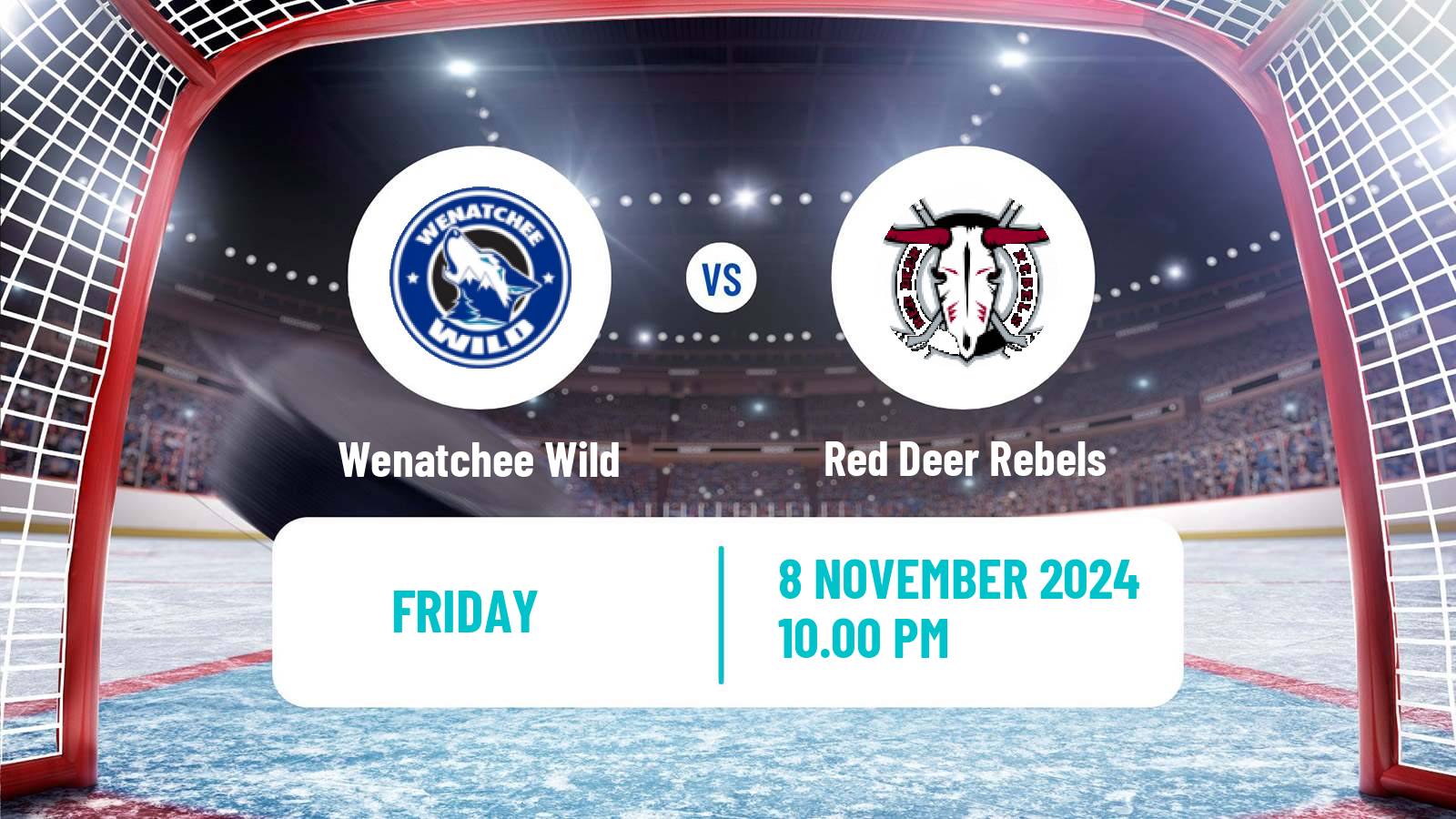 Hockey WHL Wenatchee Wild - Red Deer Rebels