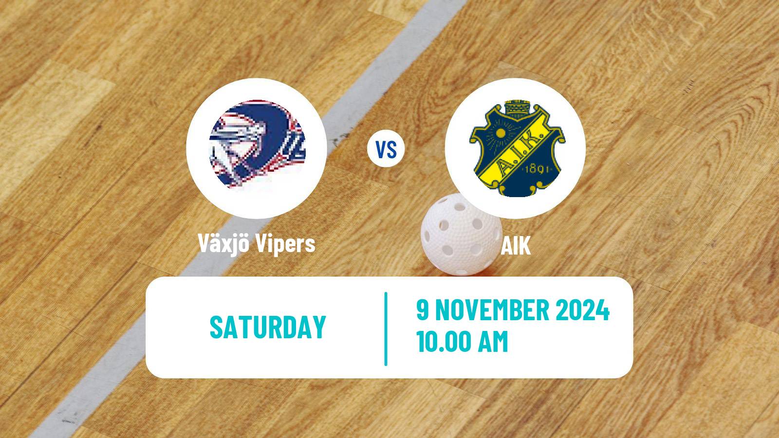 Floorball Swedish Superligan Floorball Växjö Vipers - AIK