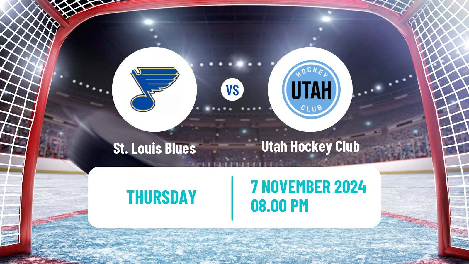 Hockey NHL St. Louis Blues - Utah Hockey Club