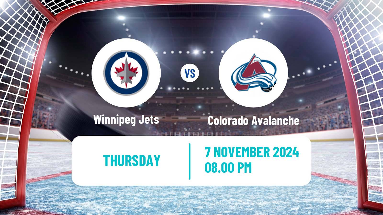 Hockey NHL Winnipeg Jets - Colorado Avalanche