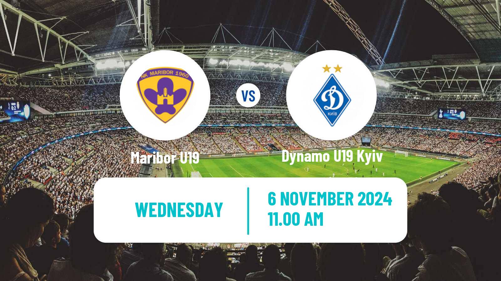 Soccer UEFA Youth League Maribor U19 - Dynamo U19 Kyiv