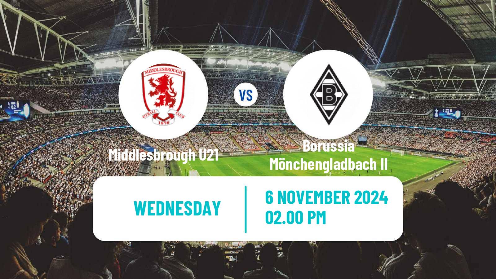 Soccer English Premier League International Cup Middlesbrough U21 - Borussia Mönchengladbach II