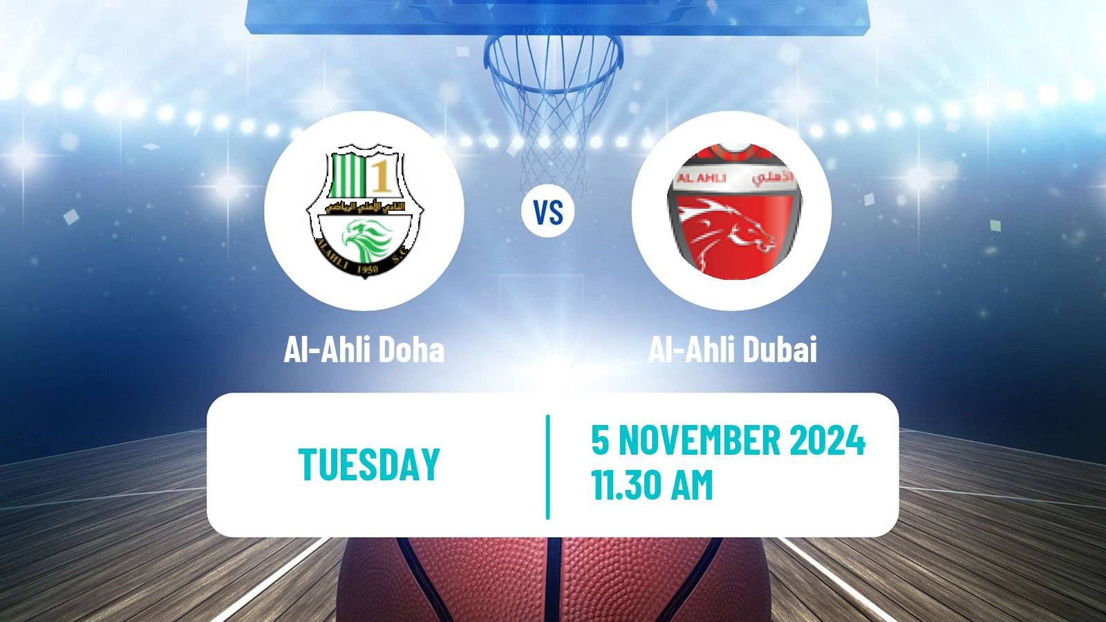 Basketball WASL Basketball Al-Ahli Doha - Al-Ahli Dubai