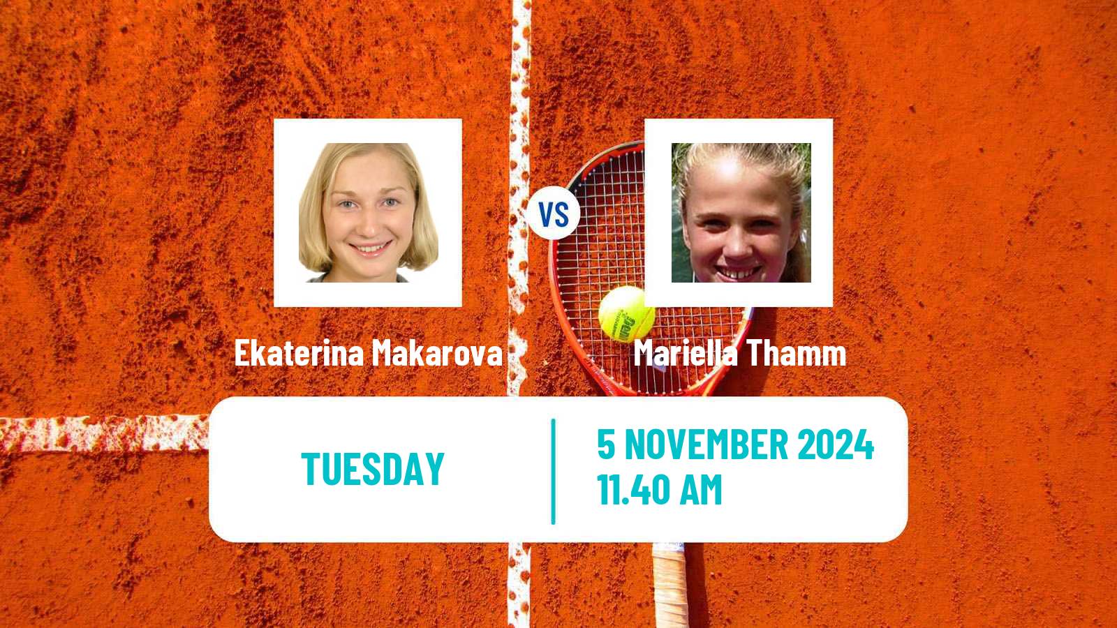 Tennis ITF W75 Ismaning Women Ekaterina Makarova - Mariella Thamm