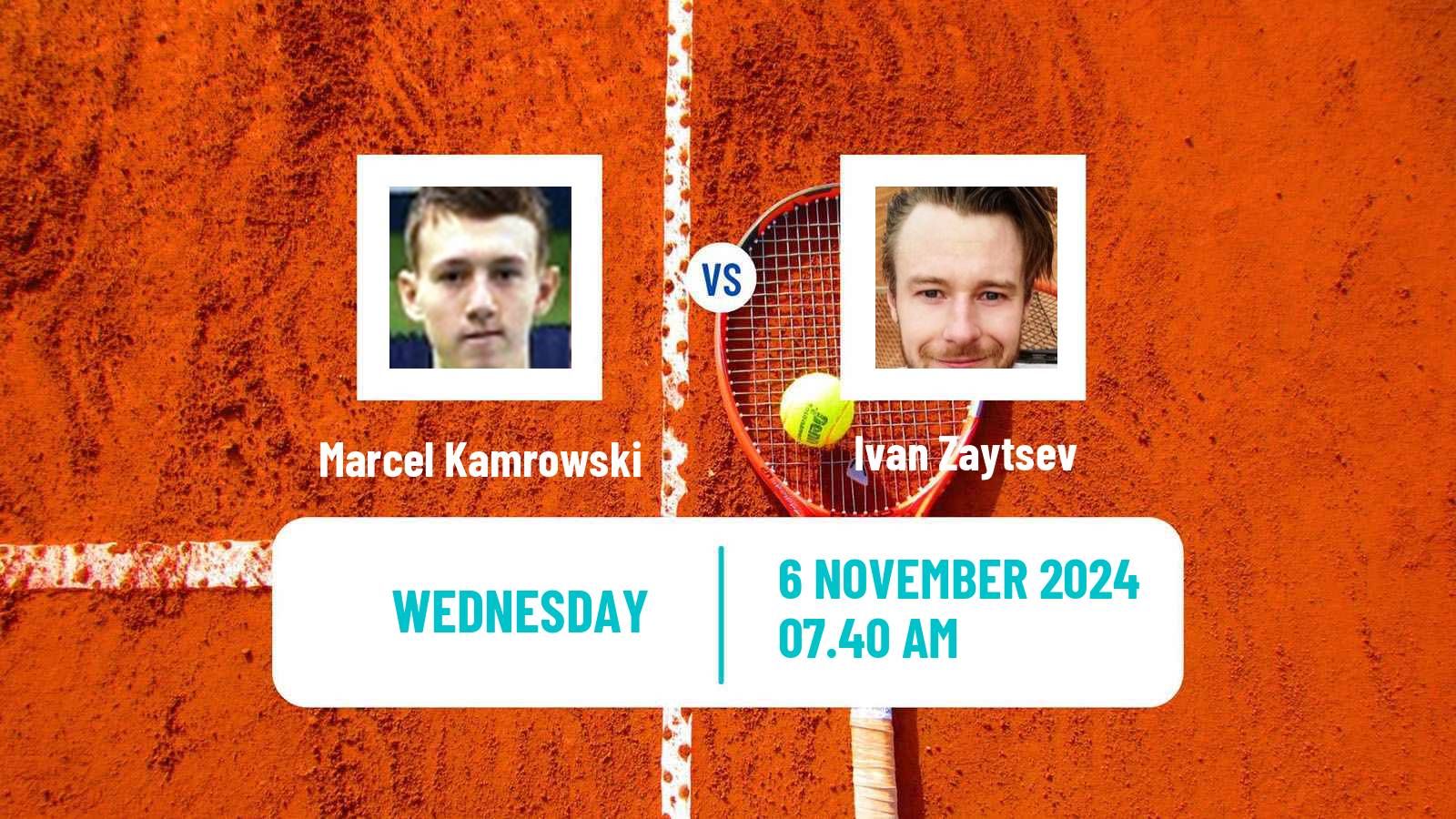 Tennis ITF M15 Sharm Elsheikh 15 Men 2024 Marcel Kamrowski - Ivan Zaytsev