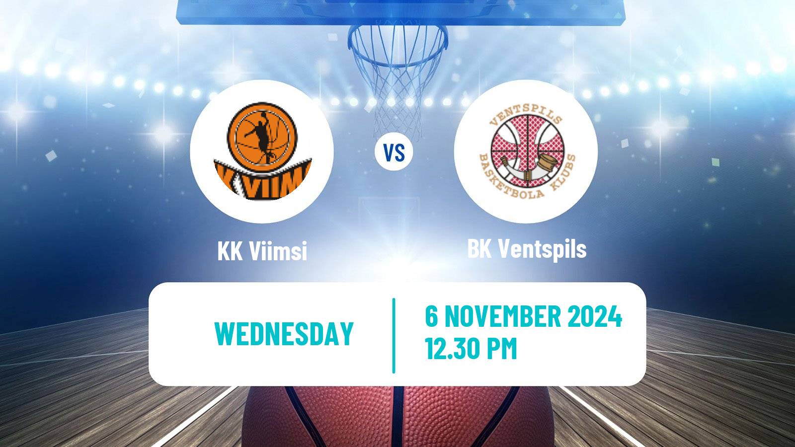 Basketball Estonian–Latvian Basketball League Viimsi - BK Ventspils