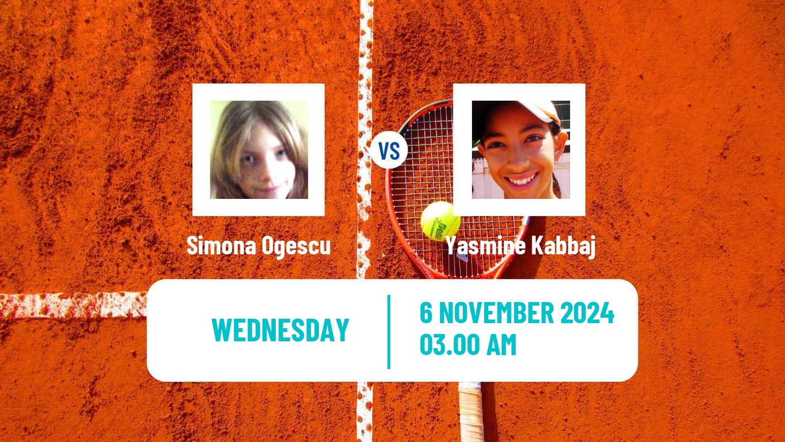 Tennis ITF W15 Heraklion 6 Women Simona Ogescu - Yasmine Kabbaj