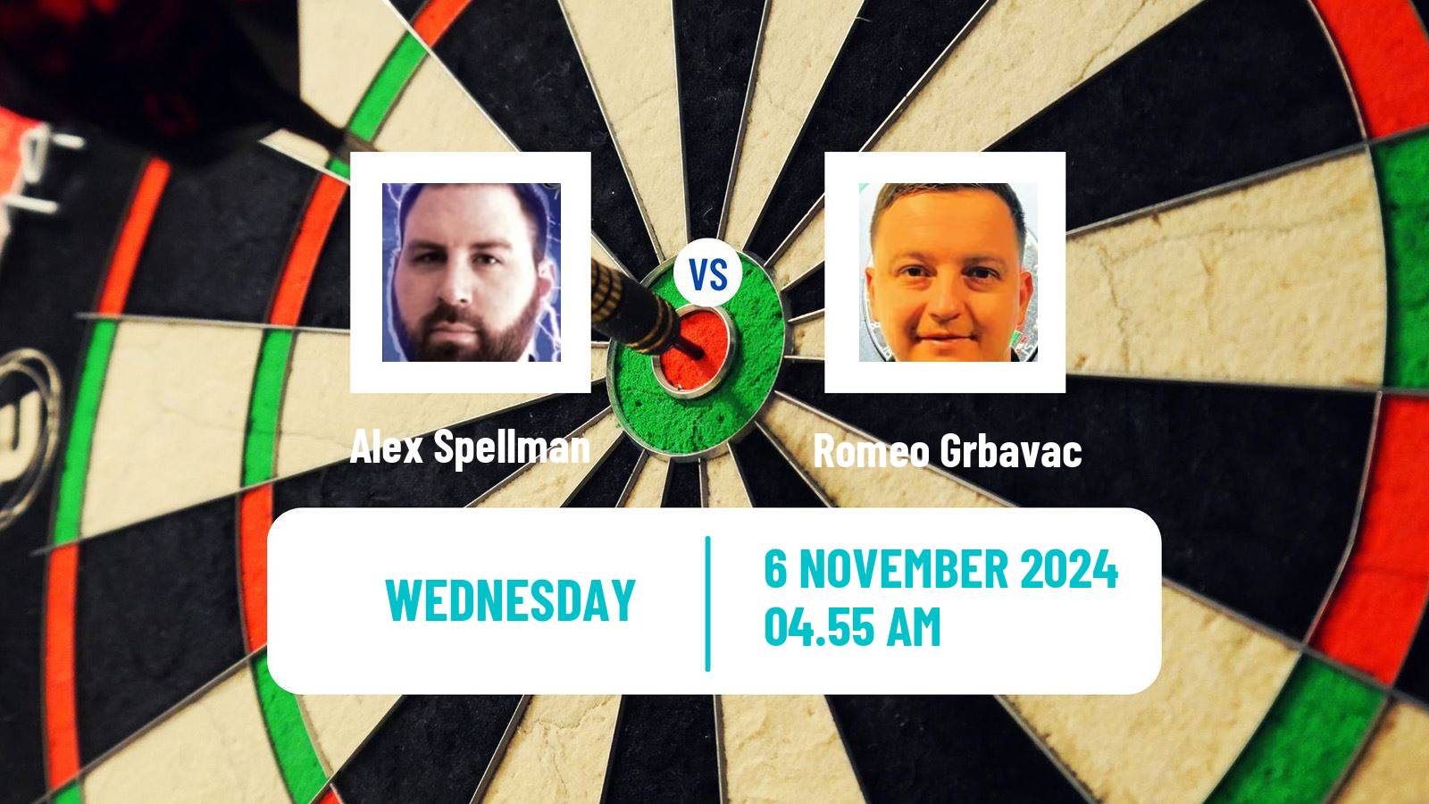 Darts Modus Super Series Alex Spellman - Romeo Grbavac