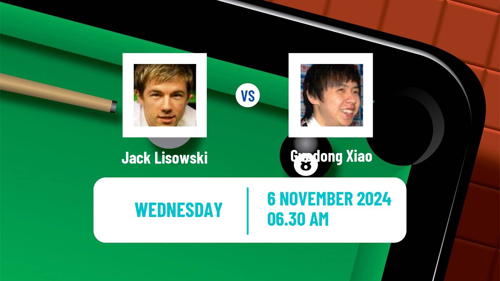 Snooker International Championship Jack Lisowski - Guodong Xiao