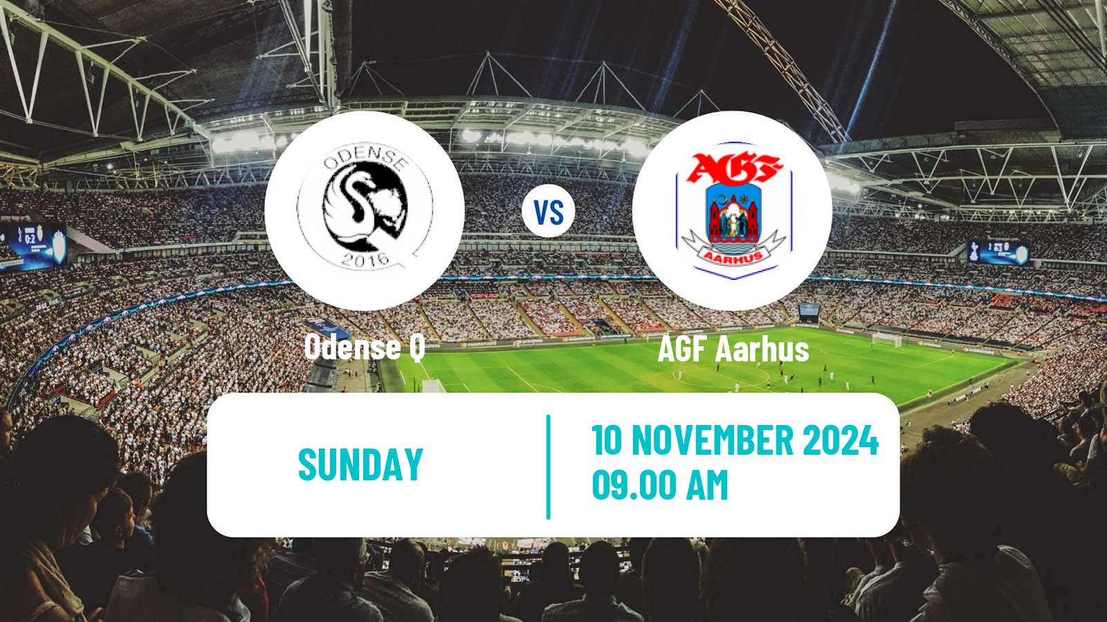 Soccer Danish Elitedivisionen Women Odense Q - AGF Aarhus