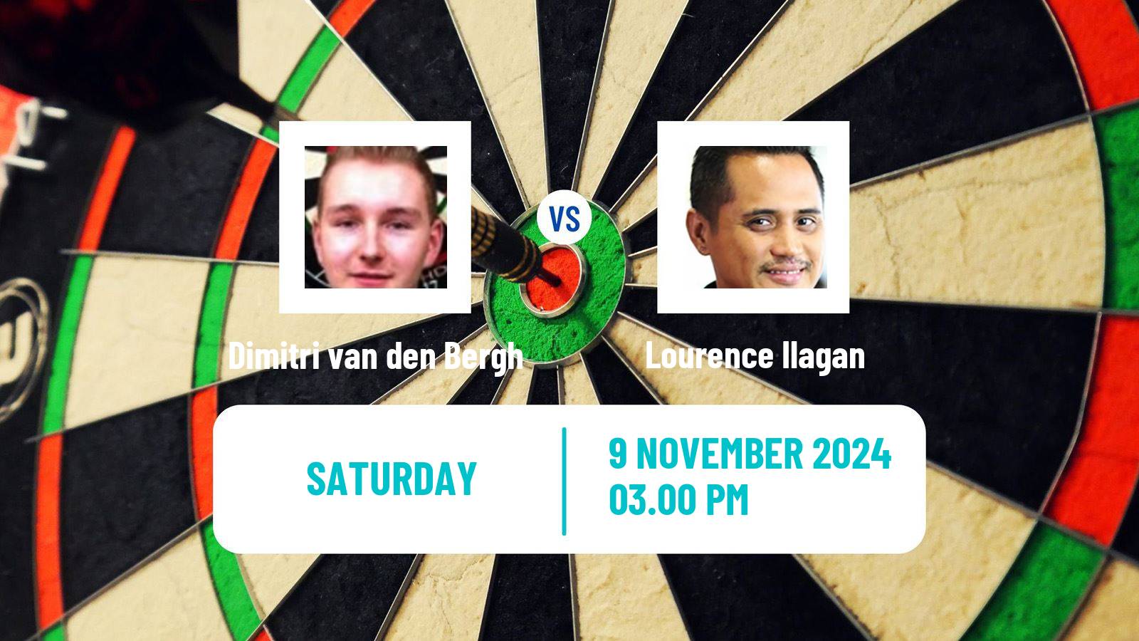 Darts Grand Slam Dimitri van den Bergh - Lourence Ilagan