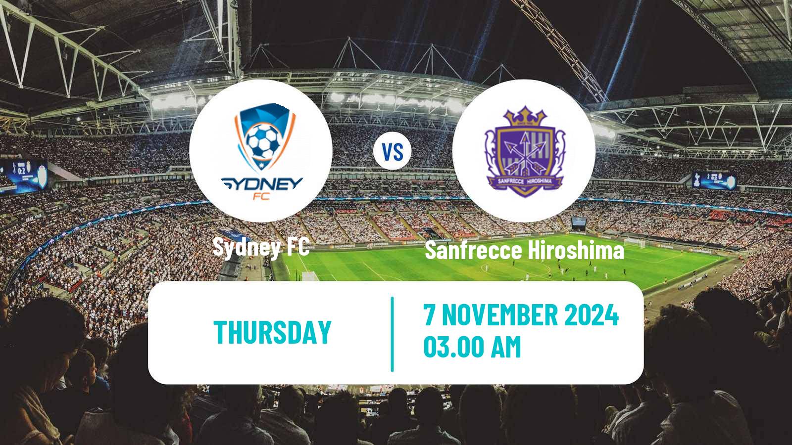 Soccer AFC Champions League 2 Sydney - Sanfrecce Hiroshima