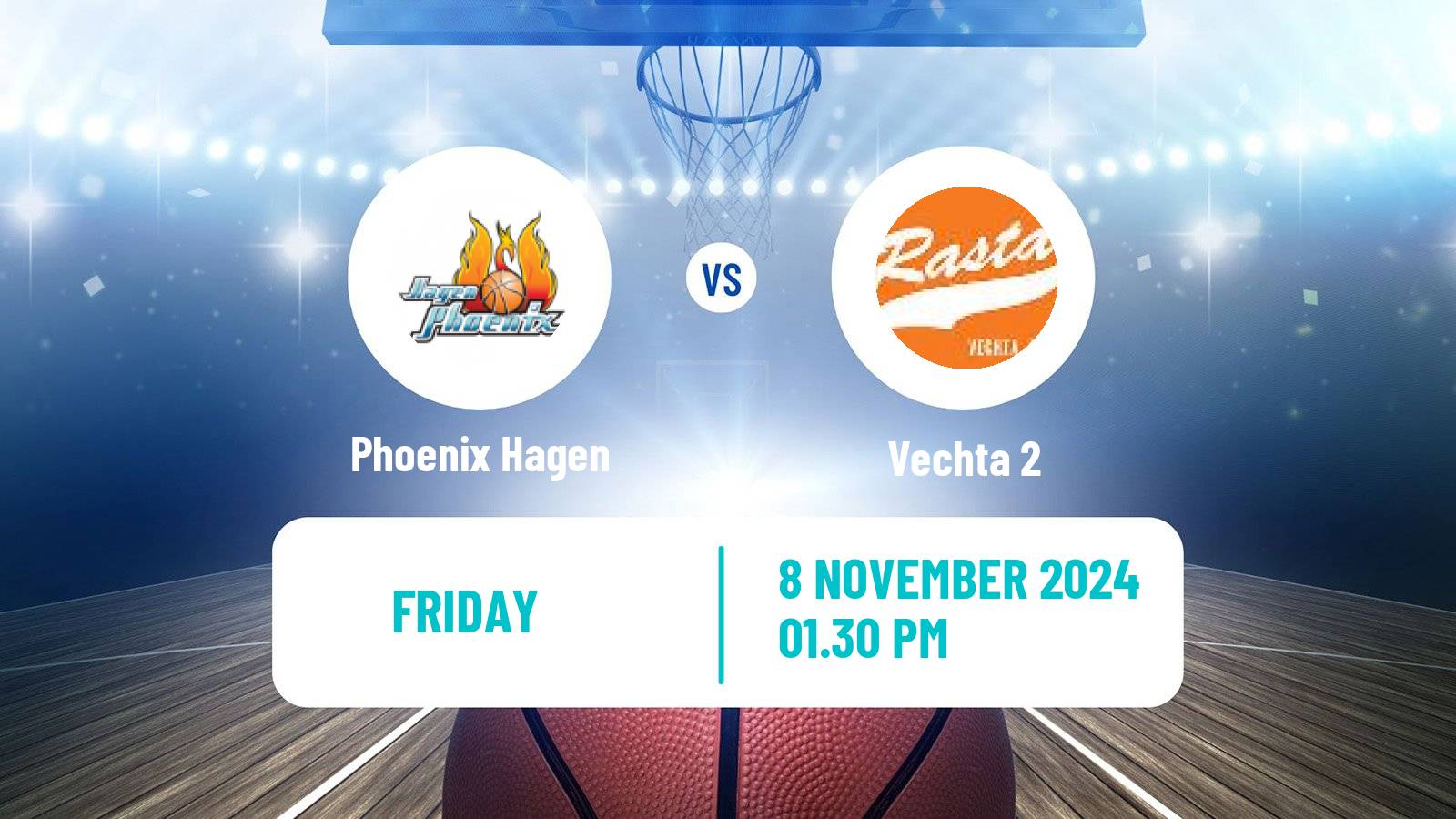 Basketball German Pro A Basketball Phoenix Hagen - Vechta 2