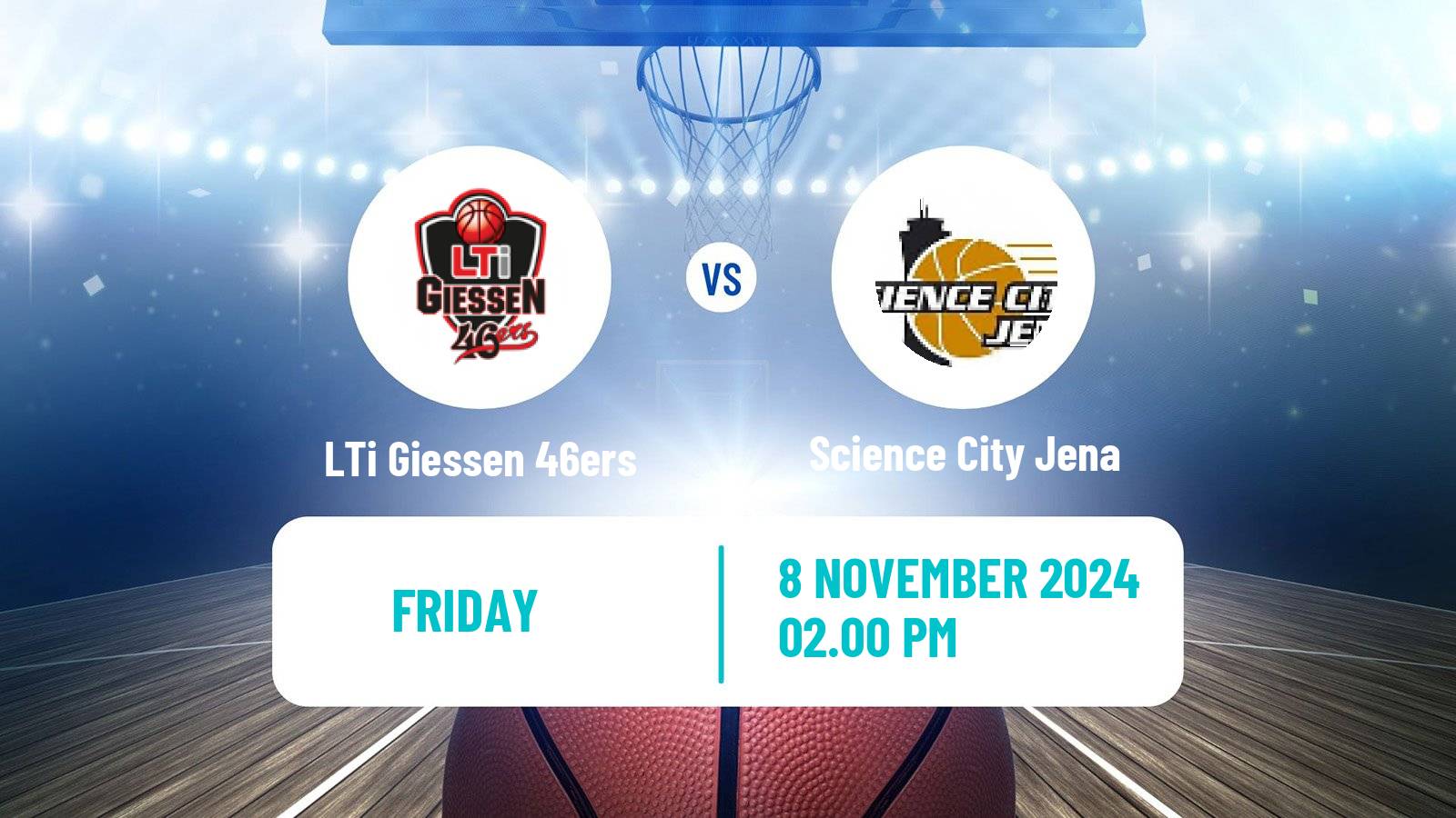 Basketball German Pro A Basketball LTi Giessen 46ers - Science City Jena