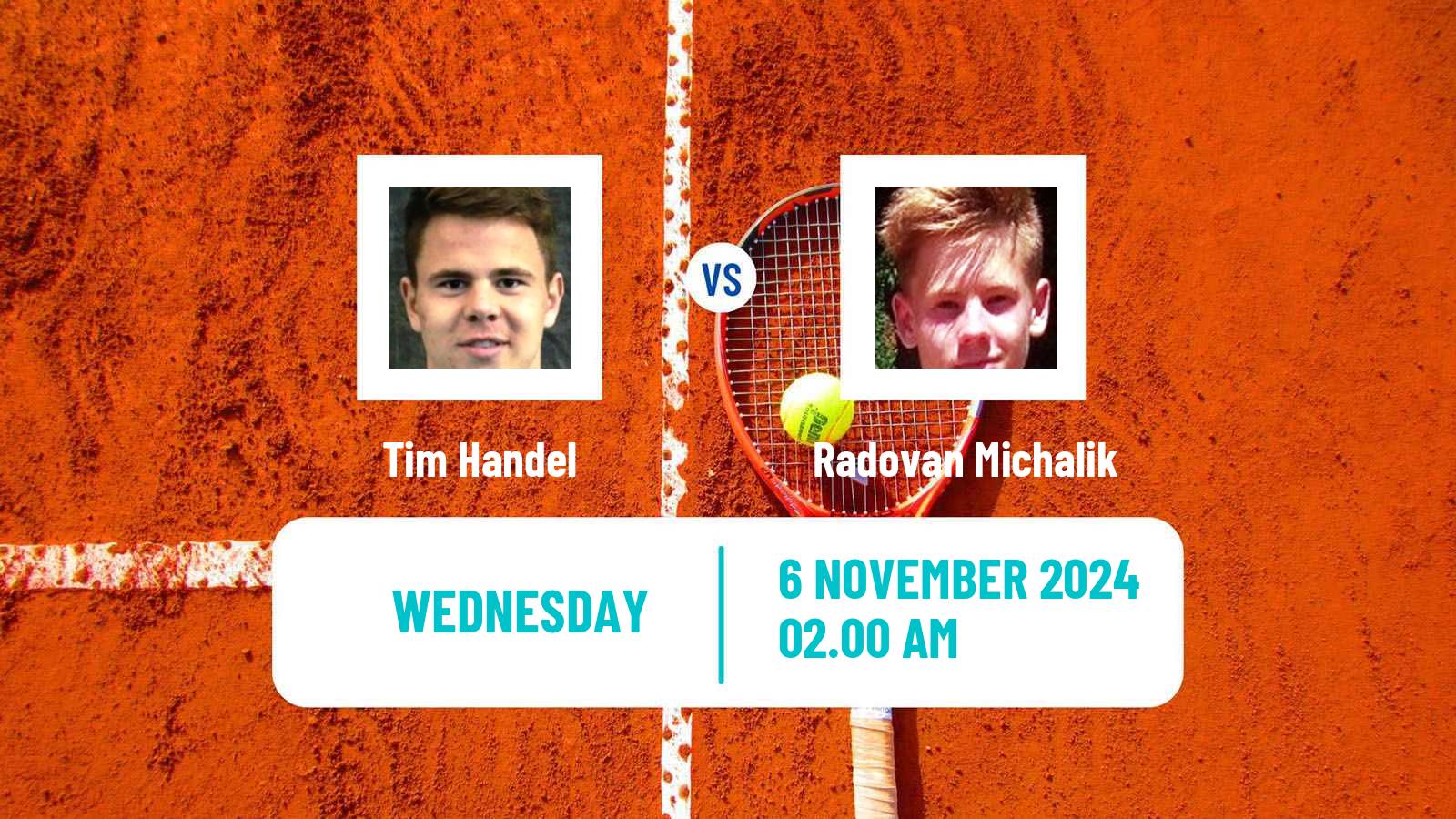 Tennis ITF M15 Antalya 16 Men Tim Handel - Radovan Michalik